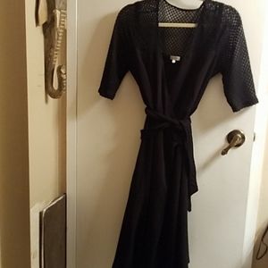 Kiyonna Black Wrap Dress